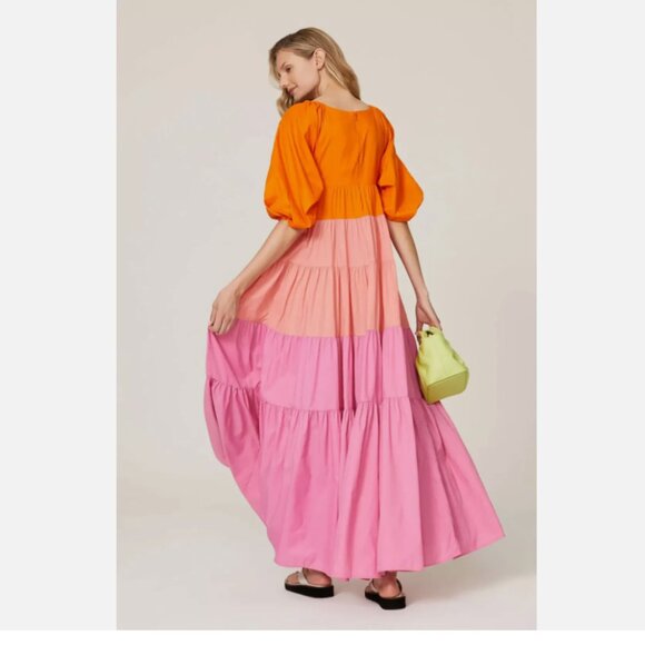 STAUD Colorblock Maxi Dress - Picture 9 of 9